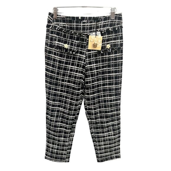 Smak Parlour Plaid Sunshine Capri Pants - Picture 2 of 8